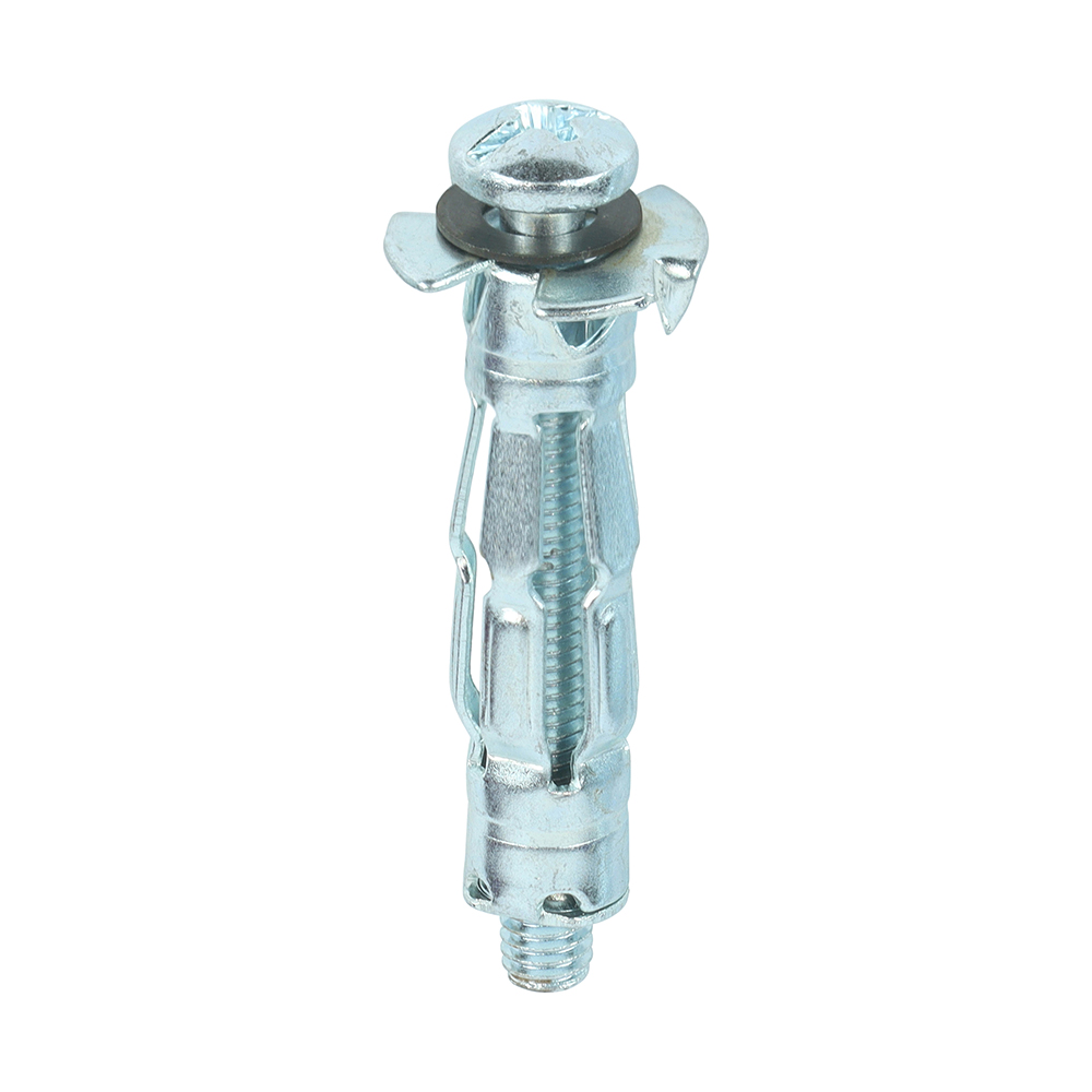 Metal Cavity Anchors Silver - M5 x 37 (45mm Screw)
