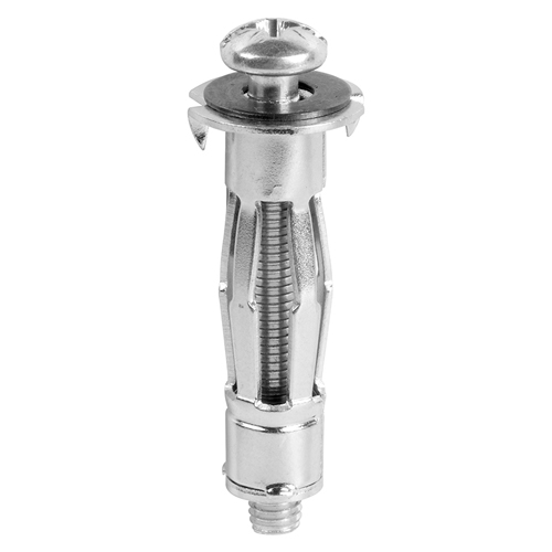 Metal Cavity Anchors Silver - M6 x 52 (60mm Screw)