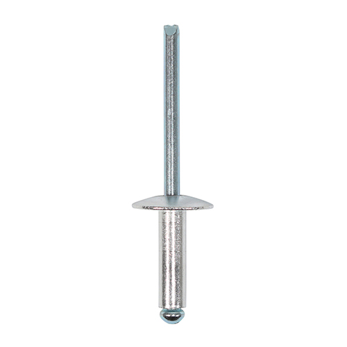 Rivets Flange Head Aluminium - 4.8 x 16