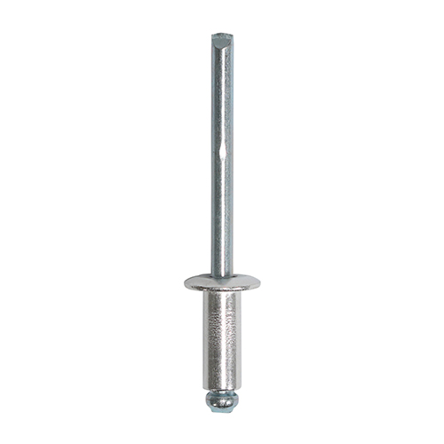 Rivets Dome Head Aluminium - 4.8 x 12