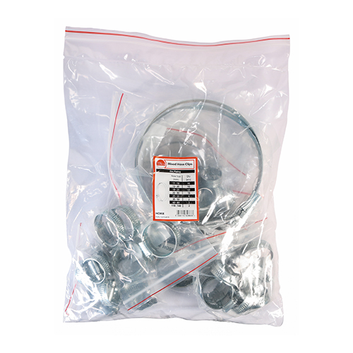 Hose Clips Mixed Silver - Mixed