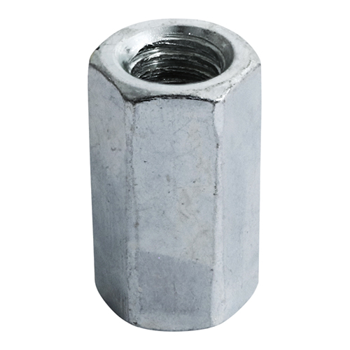 Hex Connector Nuts DIN6334 Silver - M6