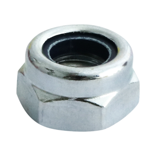 Nylon Insert Nuts Type T DIN985 Silver - M8
