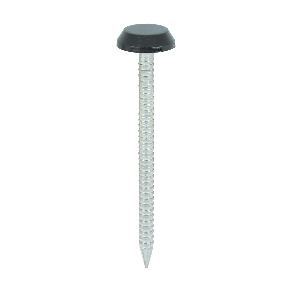 TIMCO Polymer Headed Nails A4 Stainless Steel Black - 50mm