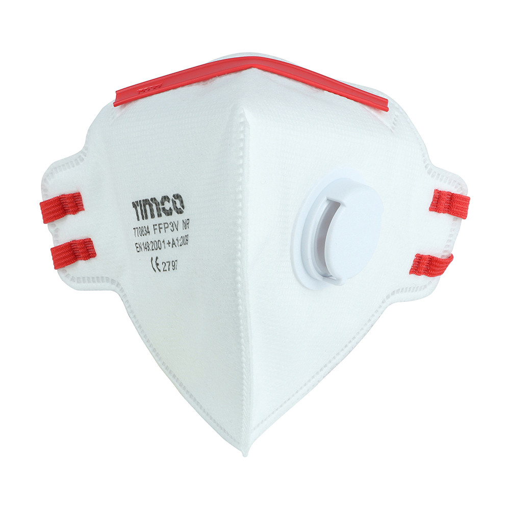 FFP3 Fold Flat Valved Masks - One Size