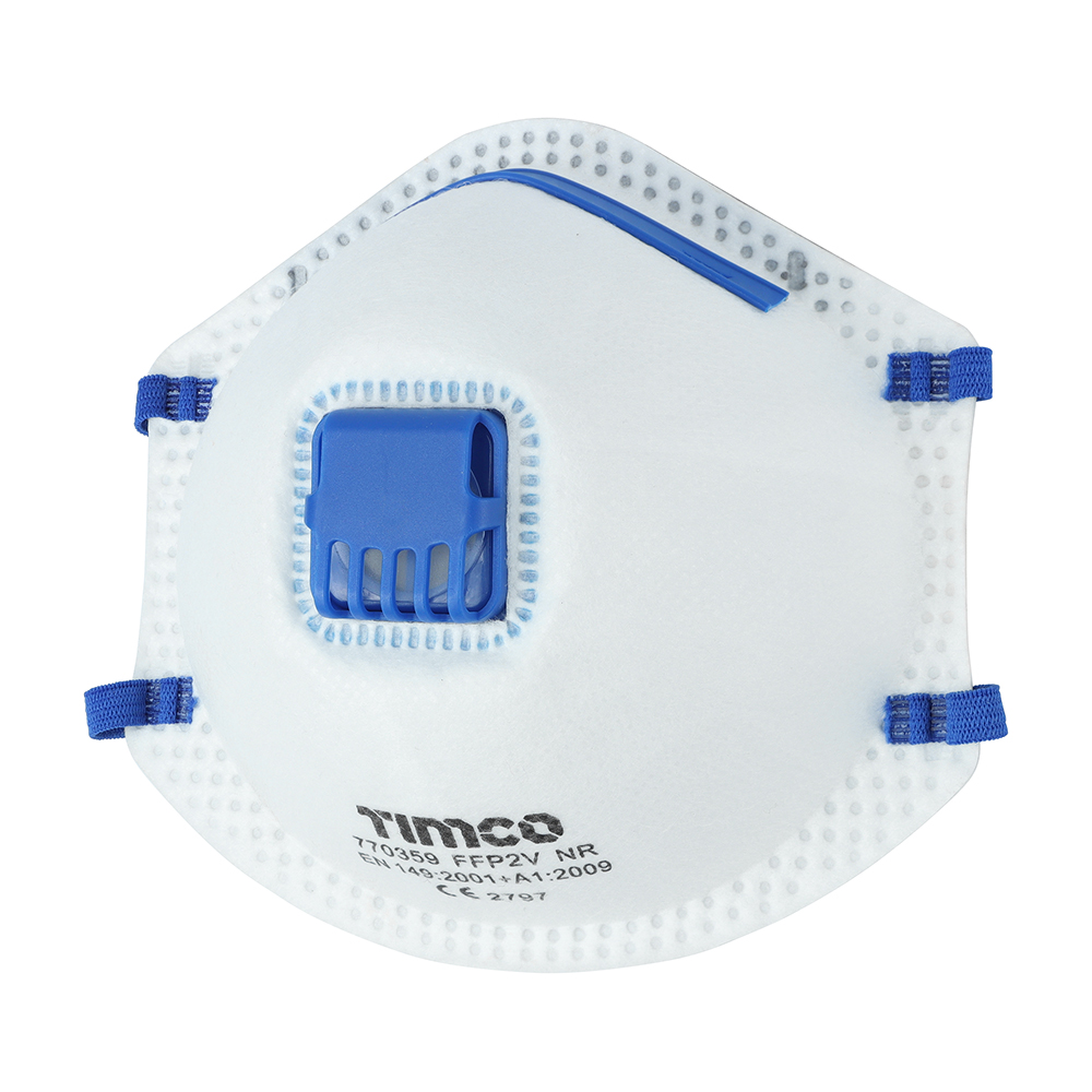 FFP2 Moulded Valved Masks - One Size