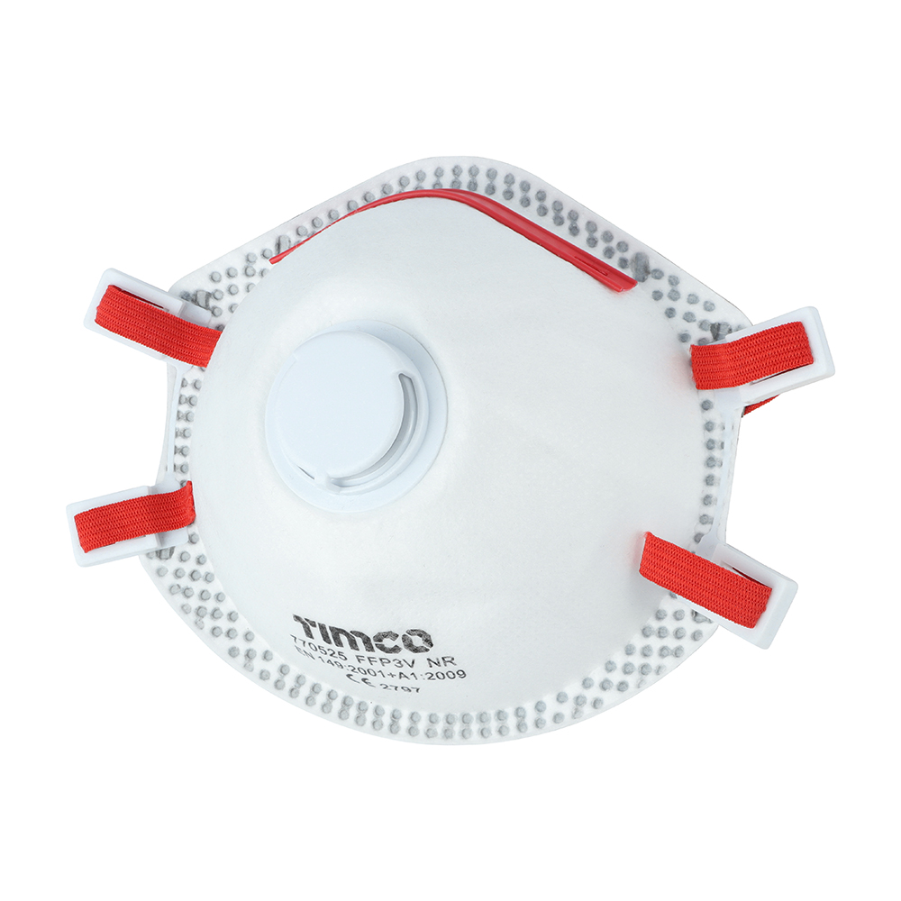 FFP3 Moulded Valved Masks - One Size