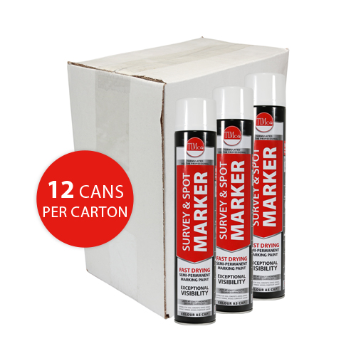 Survey & Spot Marker White - 750ml