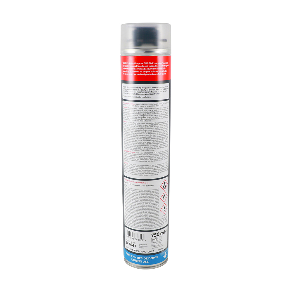 Fill & Fix Expanding PU Foam B3 Gun Grade - 750ml