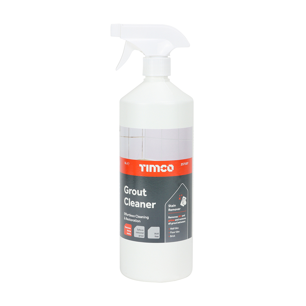 Grout Cleaner, Black Stain Remover Spray for Bathrooms, Kitchens and Washrooms - 1L