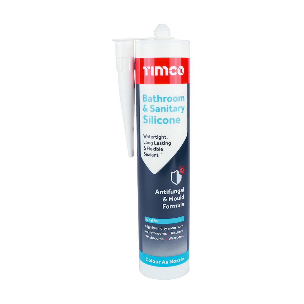 Bathroom & Sanitary Silicone Sealant White - 300ml