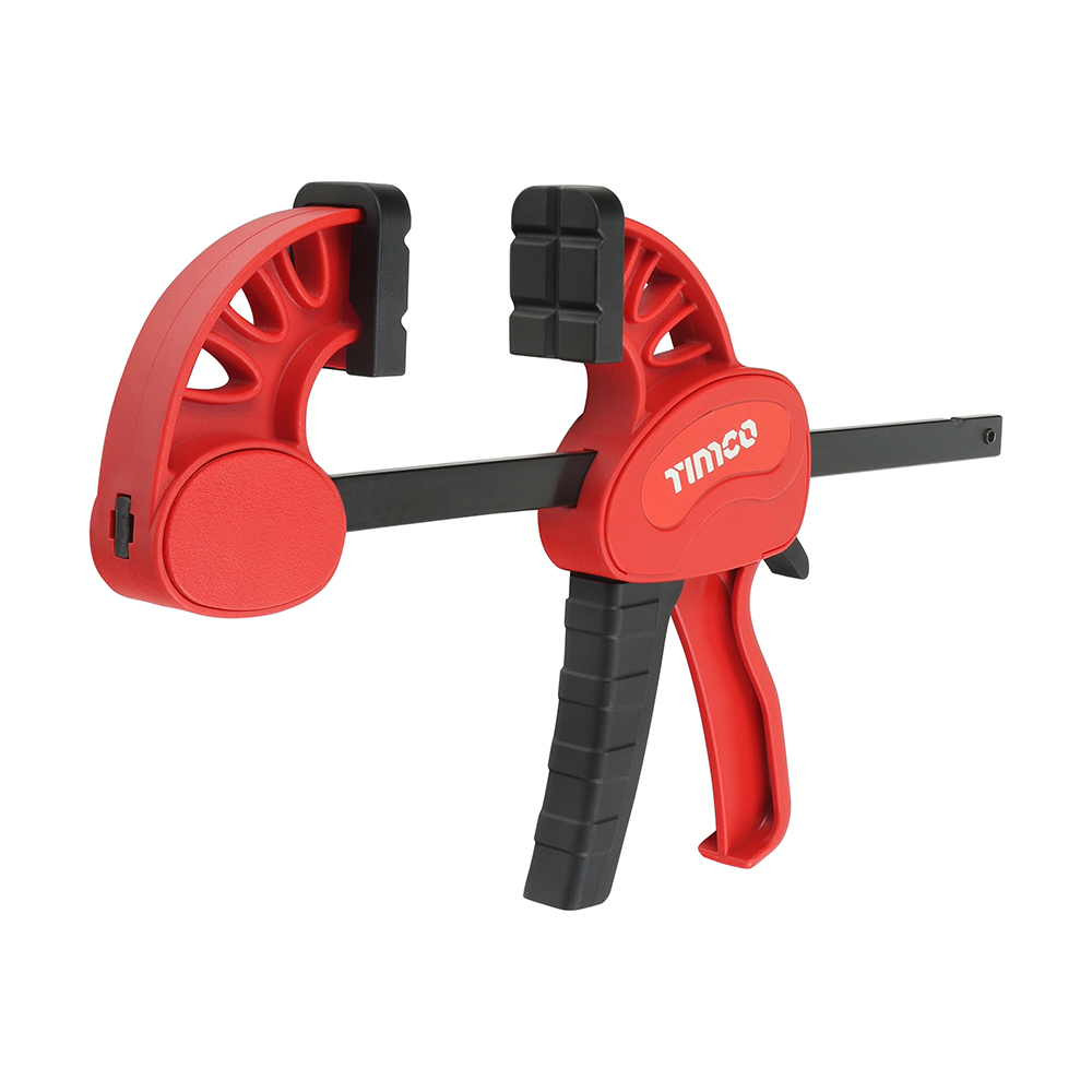 Mini Quick Change Bar Clamp, Two Piece Set, Medium Duty 70kg Quick Release Woodworking Clamp, One Handed Clamp - 6" / 150mm Clamping Capacity