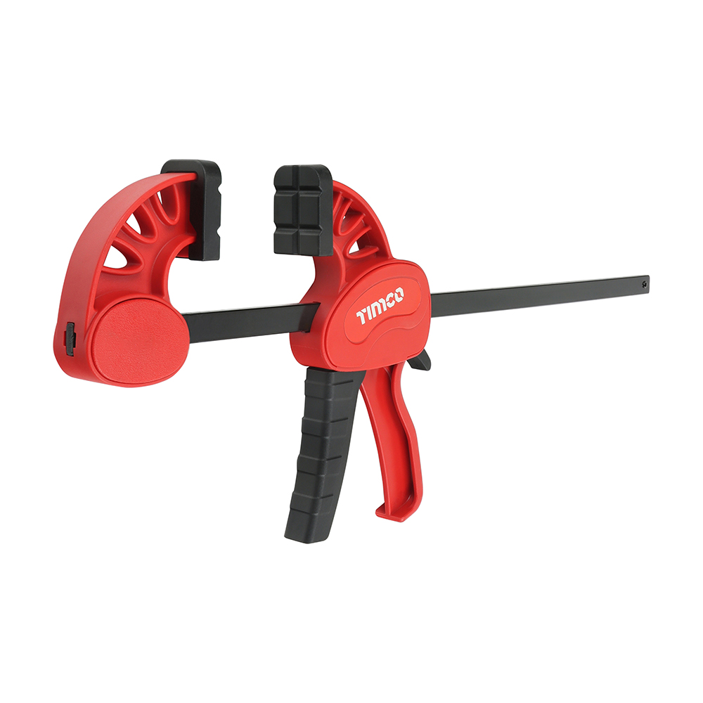 Mini Quick Change Bar Clamp, Two Piece Set, Medium Duty 70kg Quick Release Woodworking Clamp, One Handed Clamp - 12" / 300mm Clamping Capacity