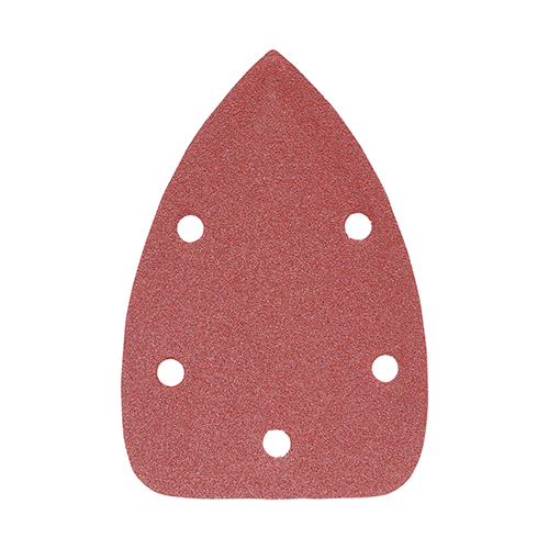 Detail Sanding Pads 120 Grit Red - 95 x 136mm