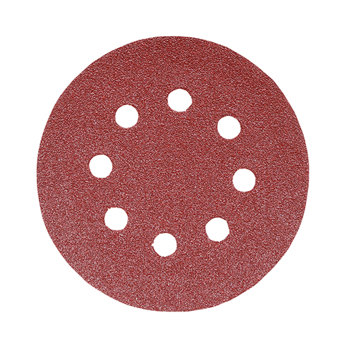Random Orbital Sanding Discs 120 Grit Red - 125mm