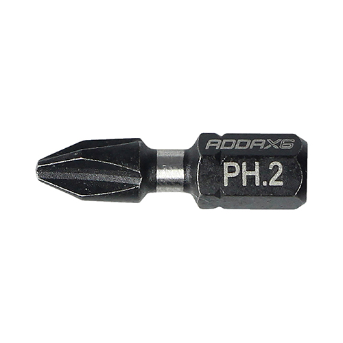 X6 Impact Phillips Driver Bit - No.2 x 25