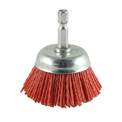 Drill Cup Brush Nylon - 75mm