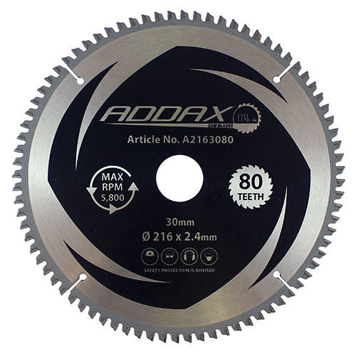 Circular Saw Blade - 216 x 30 x 80T