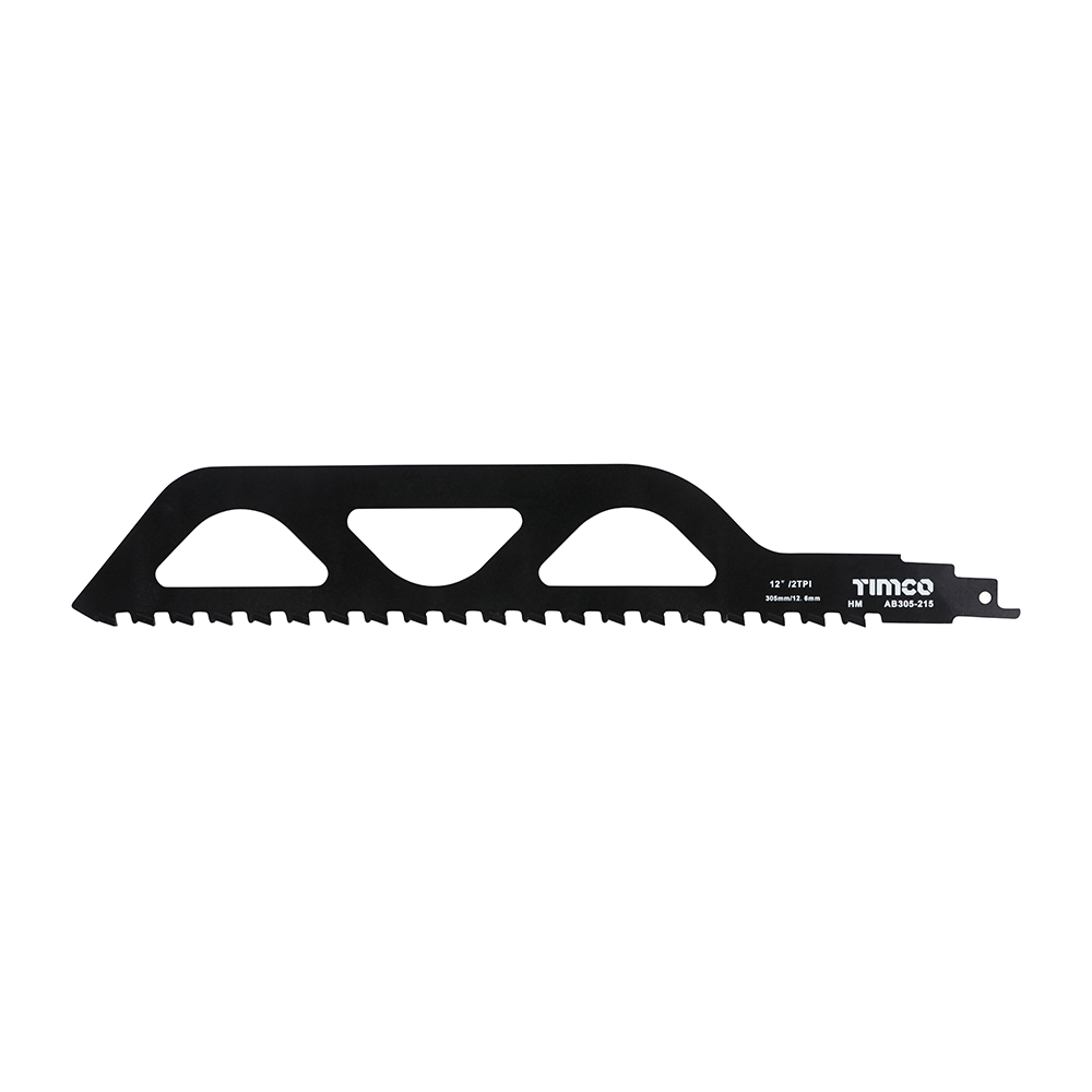 Reciprocating Saw Blades Block / Brick Cutting Tungsten Carbide Tipped Blade - S1243HM