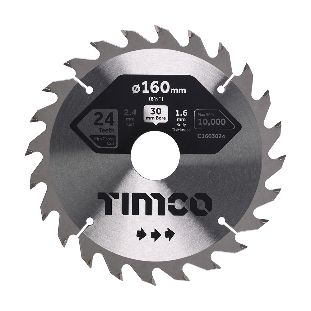 Circular Saw Blade Combination Medium - 160 x 30 x 24T