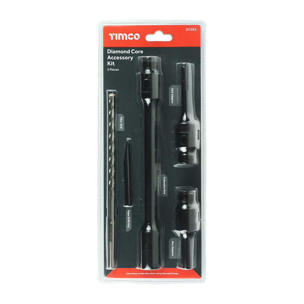 Dry Diamond Core Accessory Kit - 5pcs
