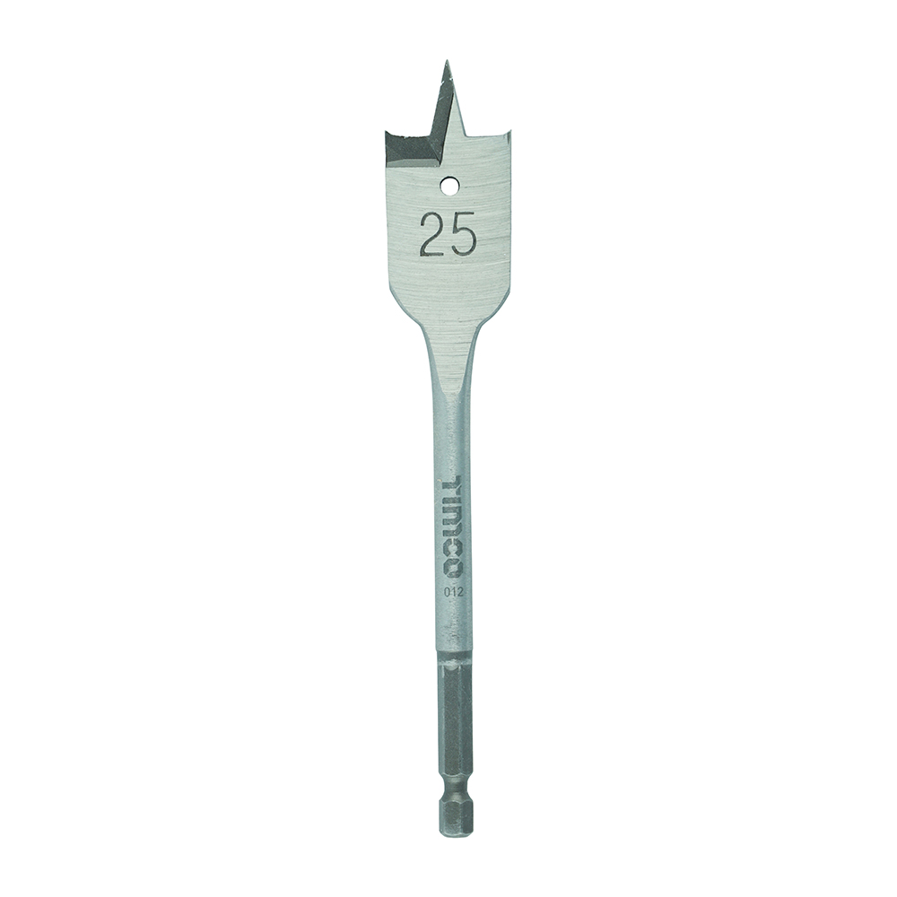 Flat Wood Bits - 25.0 x 152