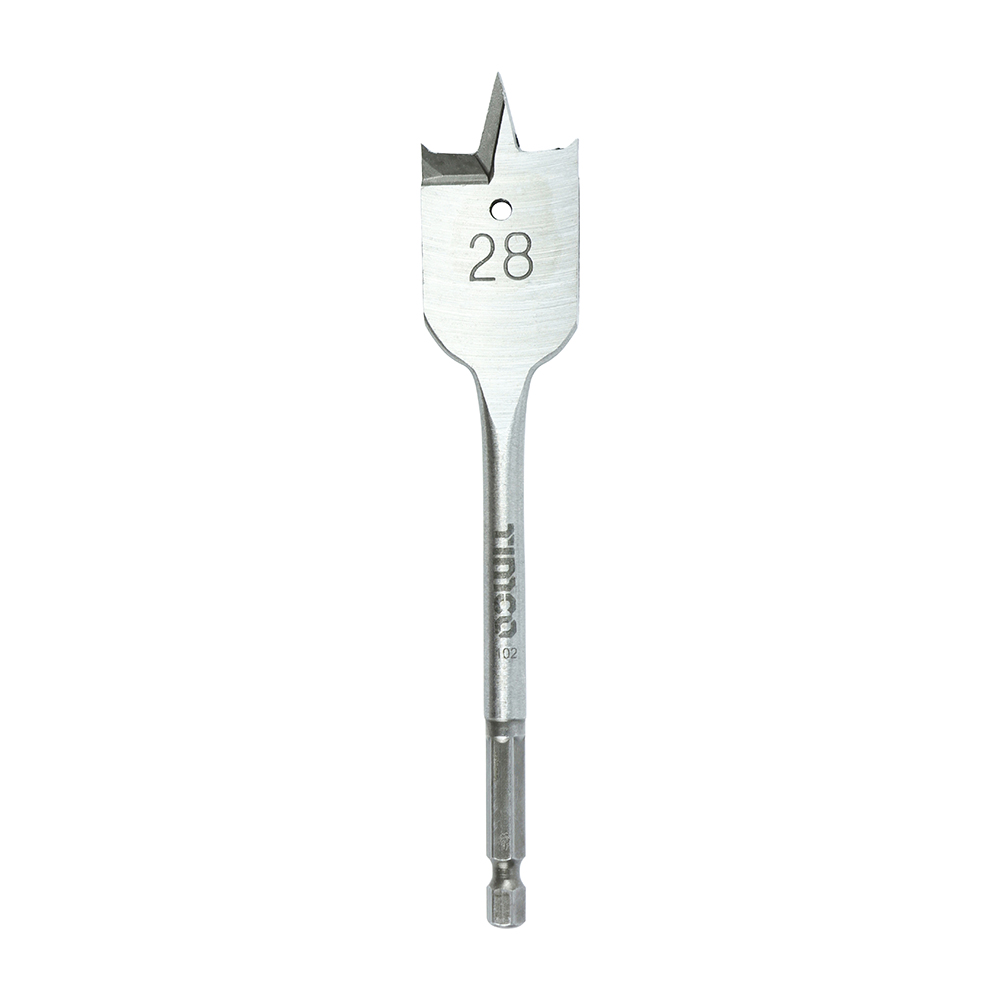 Flat Wood Bits - 28.0 x 152