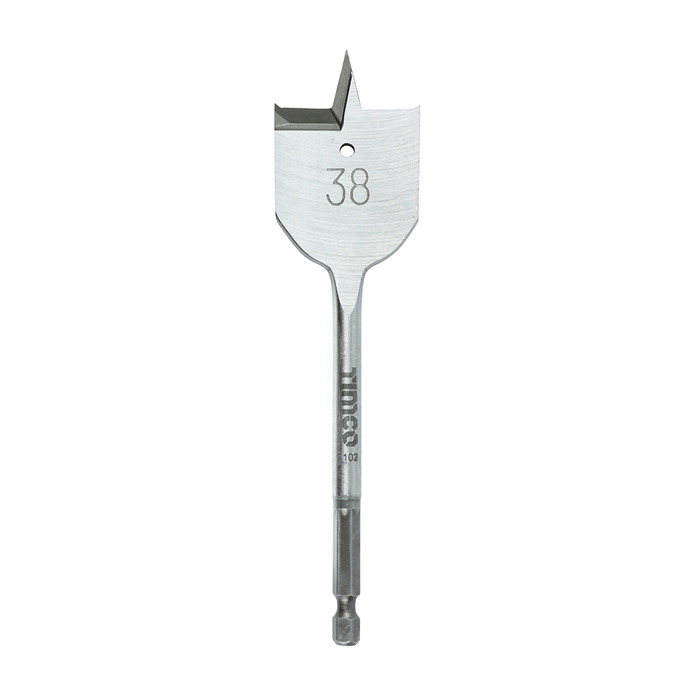 Flat Wood Bits - 38.0 x 152