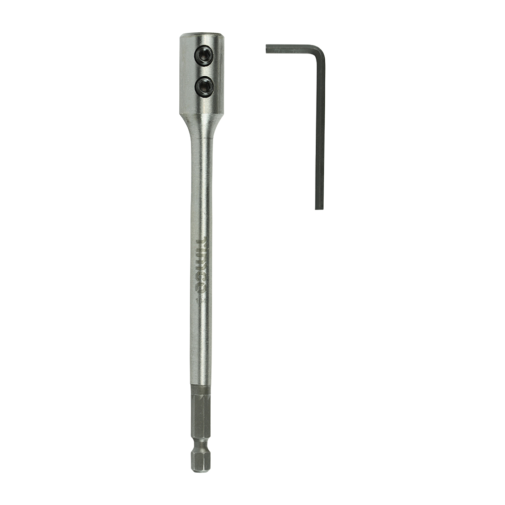 Flat Wood Bits 1/4" Extension Rod - 150mm