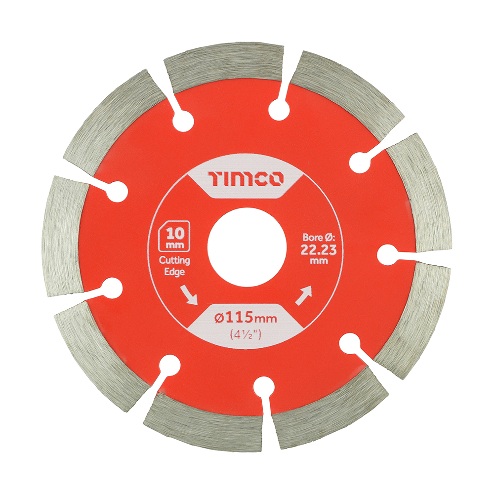 General Purpose Diamond Blade Segmented  - 115 x 22.2