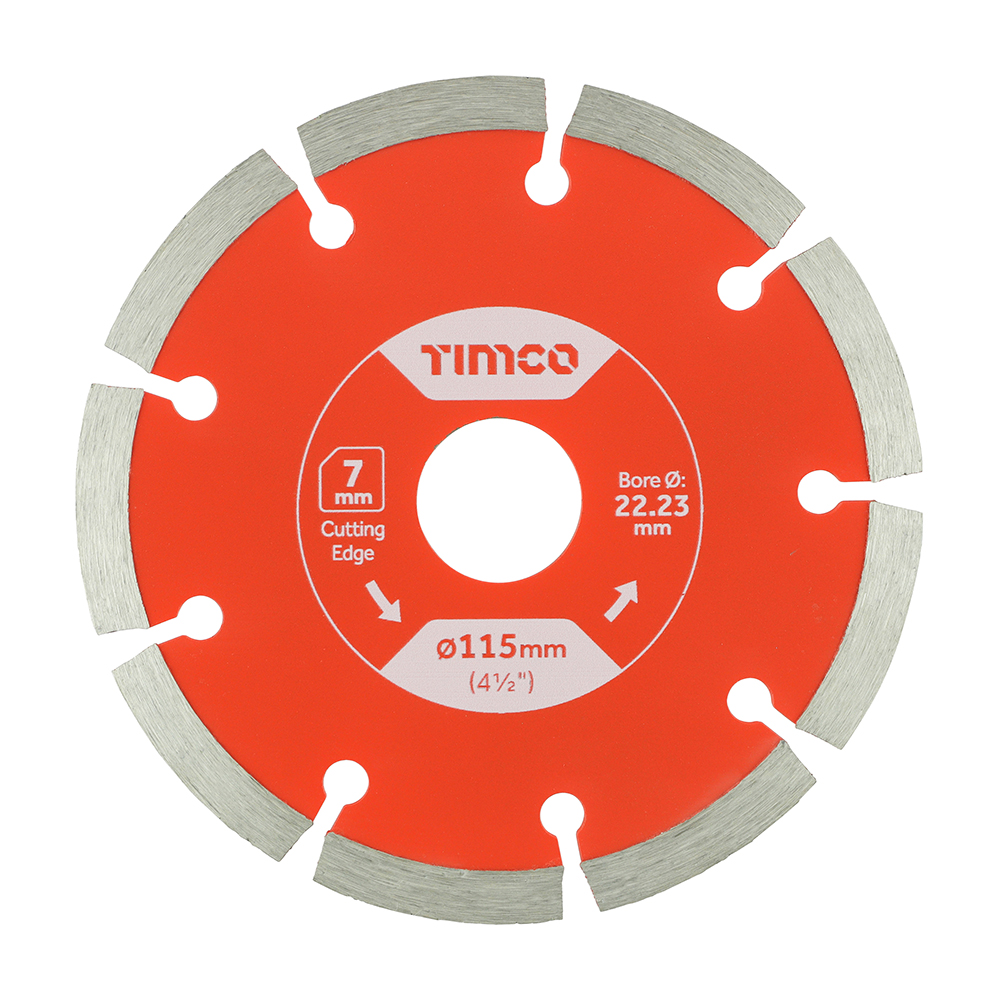 General Purpose Diamond Blade Segmented  - 115 x 22.2