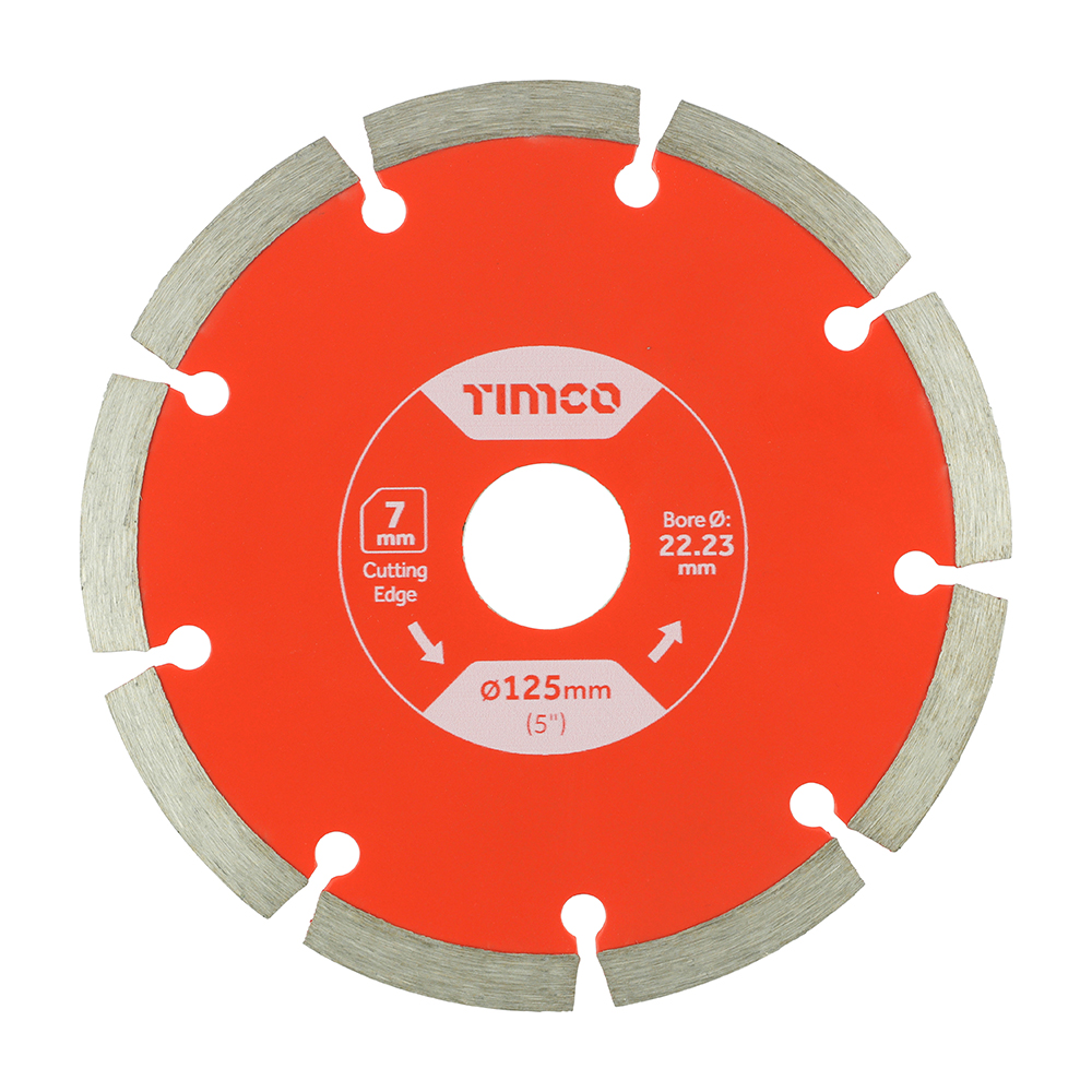 Premium Diamond Blade Segmented - 125 x 22.2