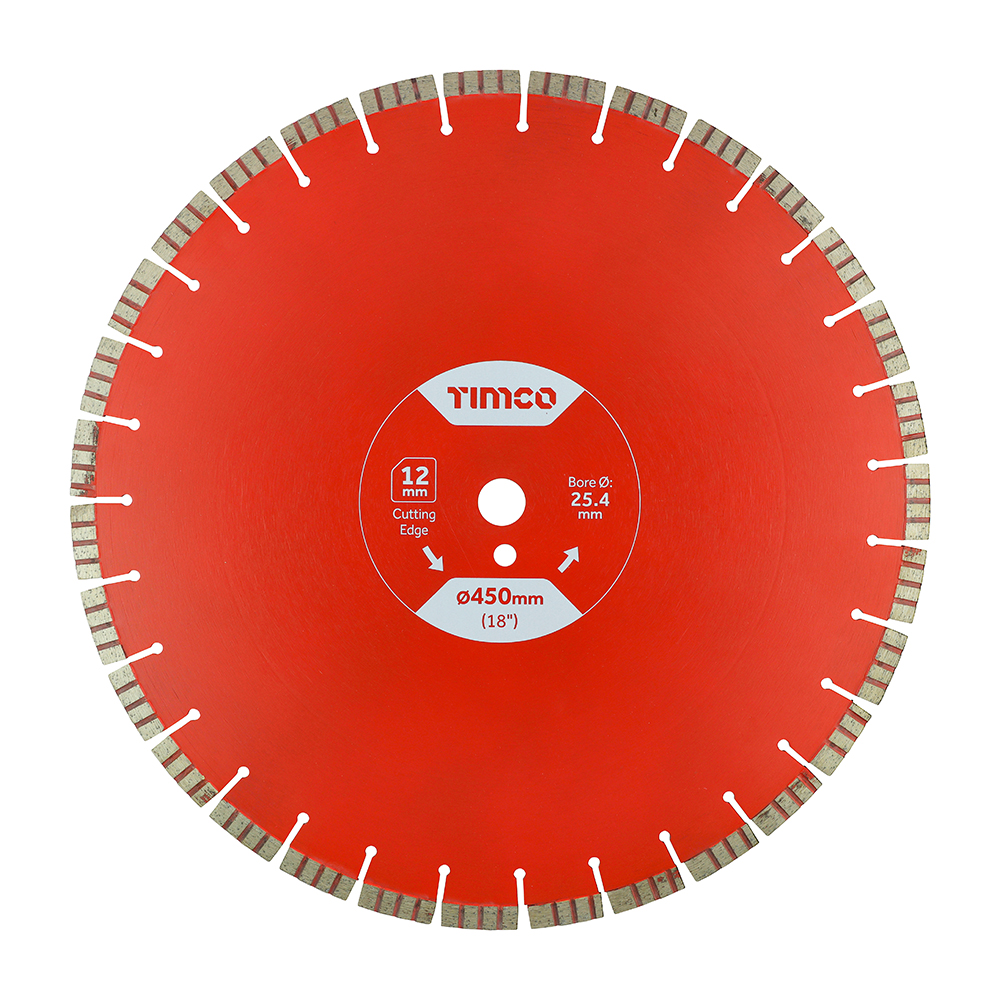 Premium Diamond Blade Segmented - 450 x 25.4