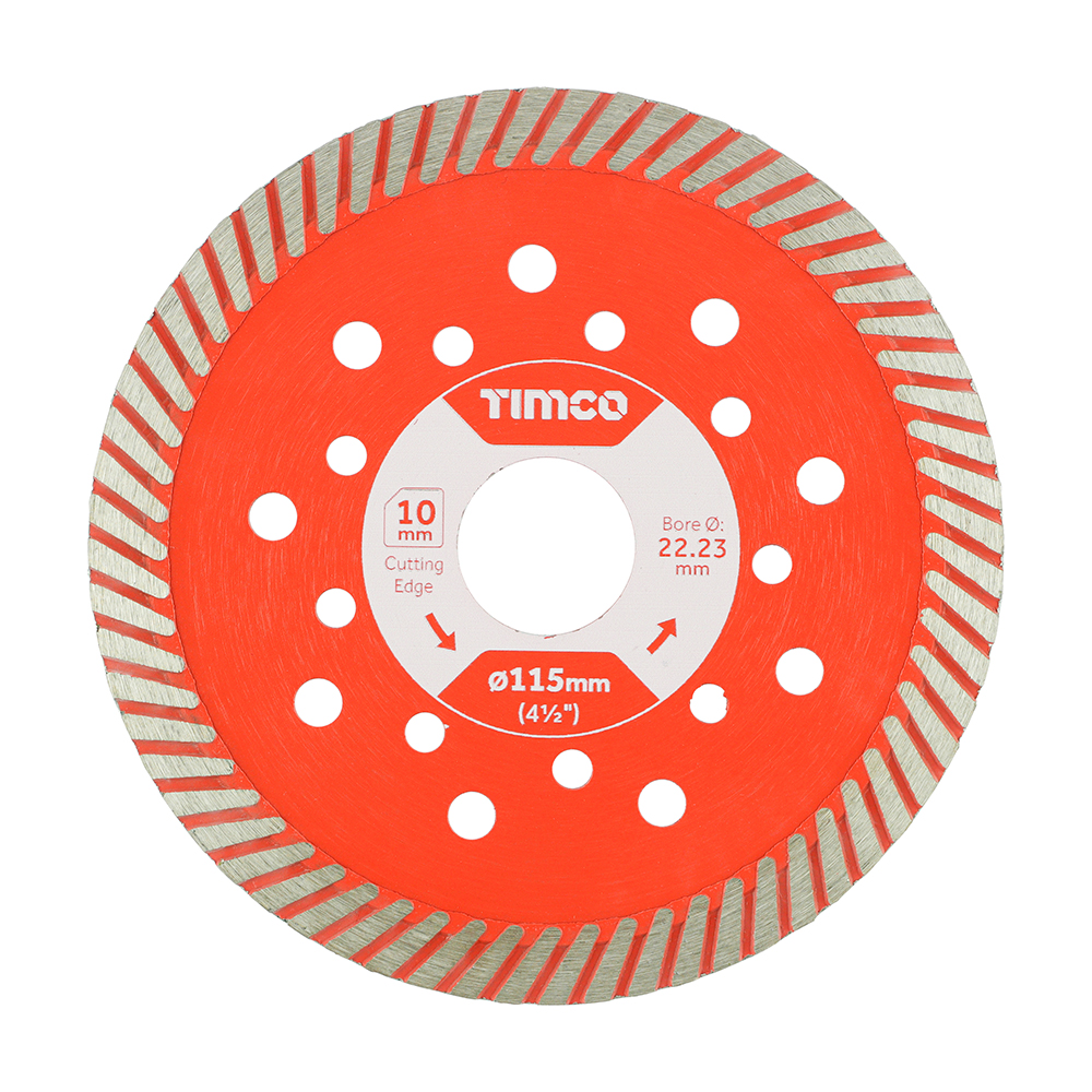 Premium Diamond Blade Continuous - 115 x 22.2