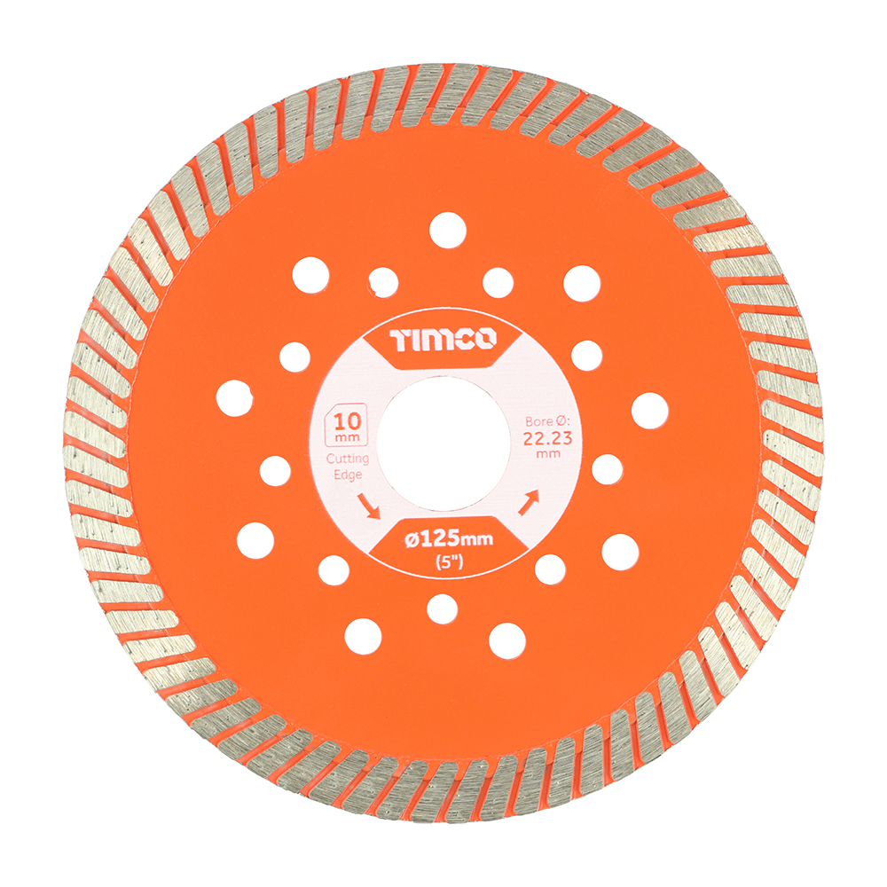 Premium Diamond Blade Continuous  - 125 x 22.2