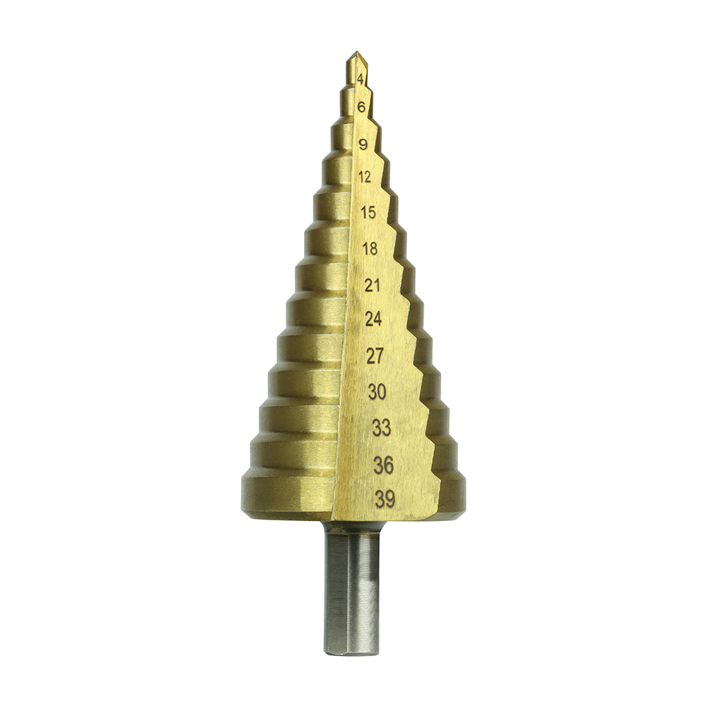 Step Drill M2 HSS TiN - 4-39mm