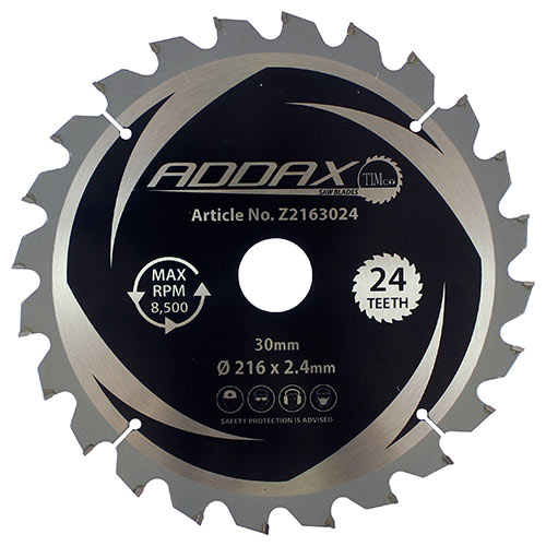 0Â° Mitre Saw Blade - 216 x 30 x 24T