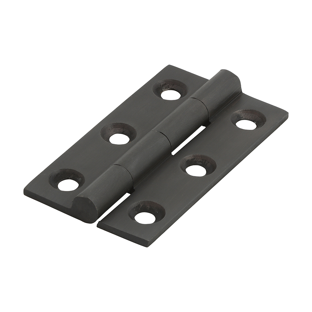Solid Drawn Brass Hinges Bronze - 50 x 28