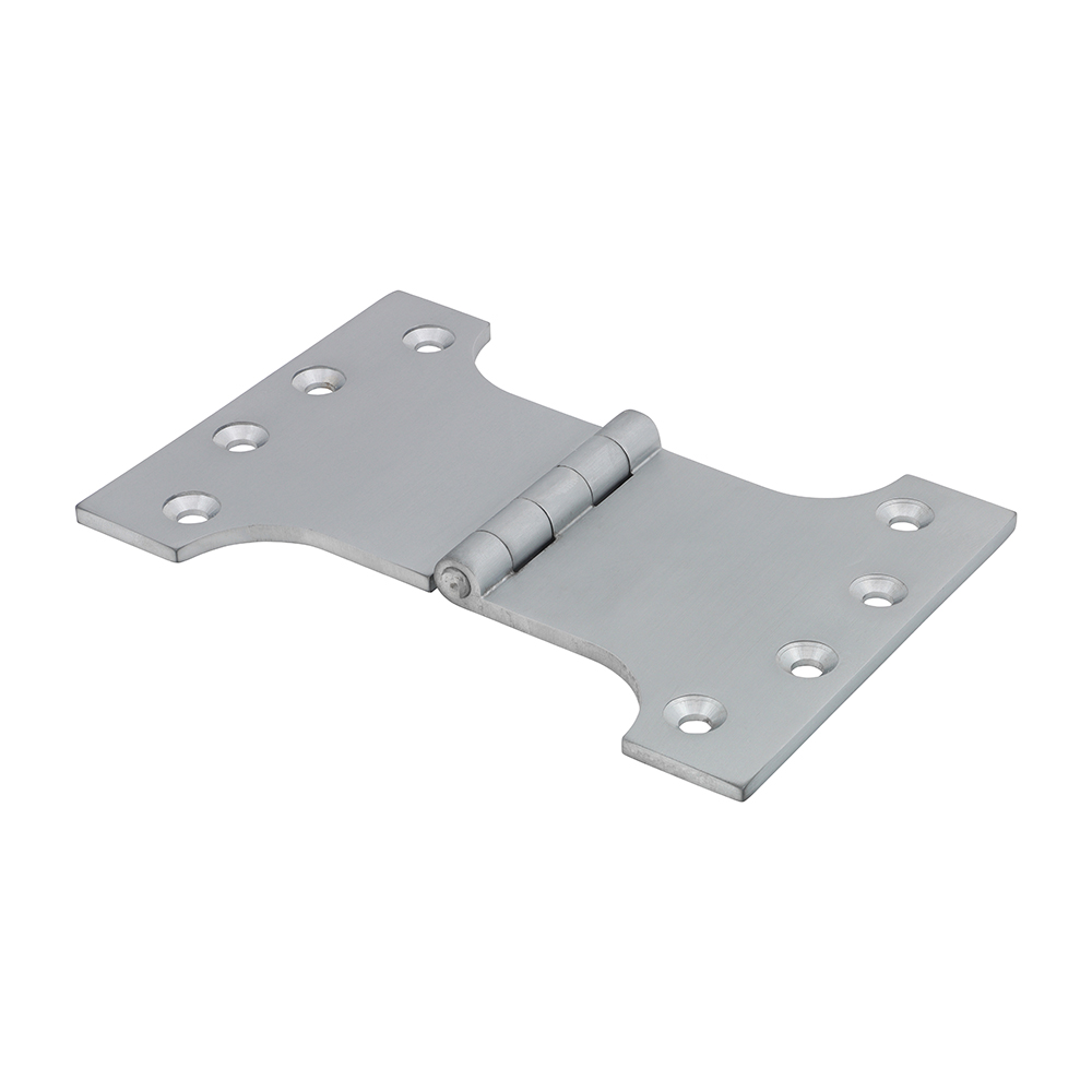 Parliament Brass Hinges Satin Chrome - 102 x 150