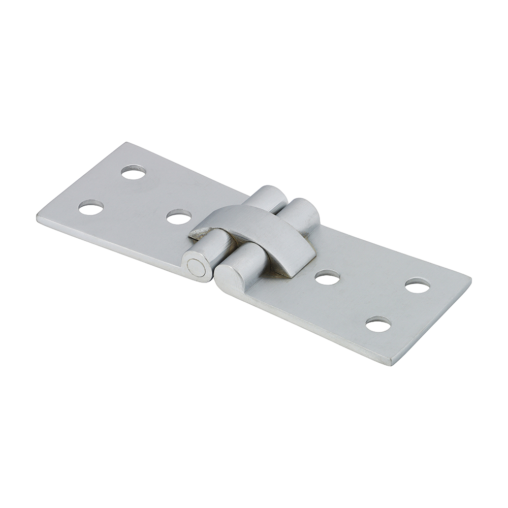 Counter Flap Brass Hinges Satin Chrome - 100 x 40