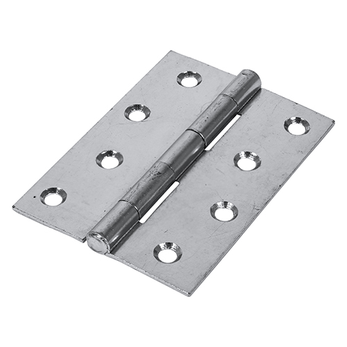 Butt Hinges Fixed Pin (1838) Steel Silver - 100 x 70