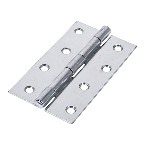 Uncranked Butt Hinges (5050) Steel Silver - 100 x 58