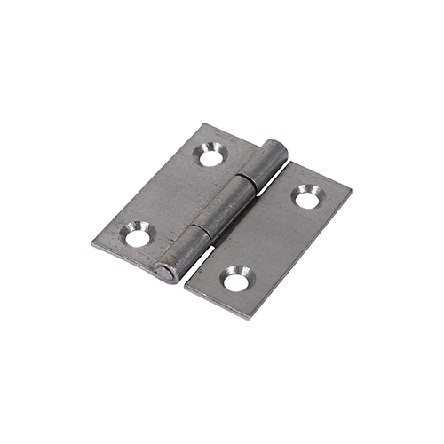 Butt Hinges Fixed Pin (1838) Steel Self Colour - 38 x 34