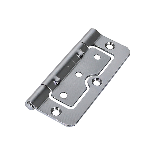 Hurlinge Hinges Fixed Pin (104) Steel Polished Chrome - 101 x 66