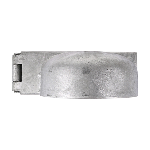 Heavy Duty Padlock Protection Bar Left Hot Dipped Galvanised - 7.5"
