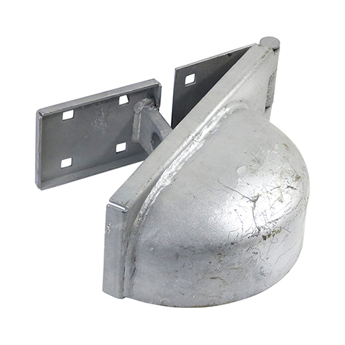 Heavy Duty Padlock Protection Bar Left Hot Dipped Galvanised - 7.5"