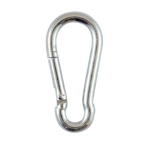 Carbine Hooks Silver - 6mm
