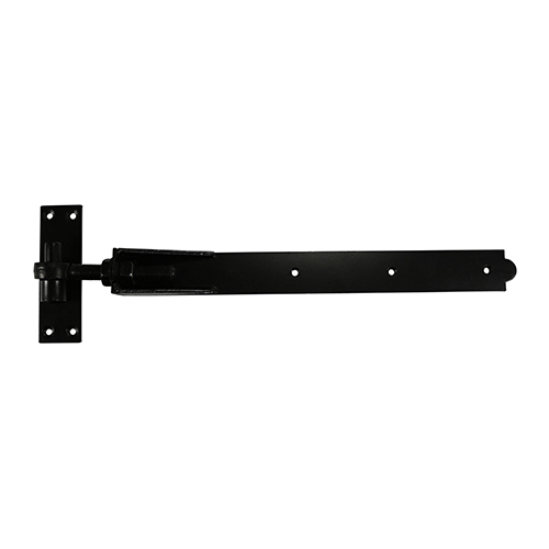 Adjustable Band & Hook on Plates Hinges Black - 600mm
