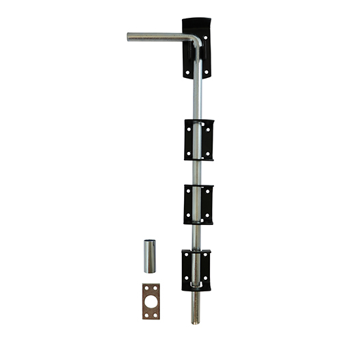 Garage Drop Down Bolt Black - 18"