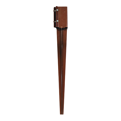 Drive in Post Spike Bolt Secure Oxide Red - 100 x 750mm